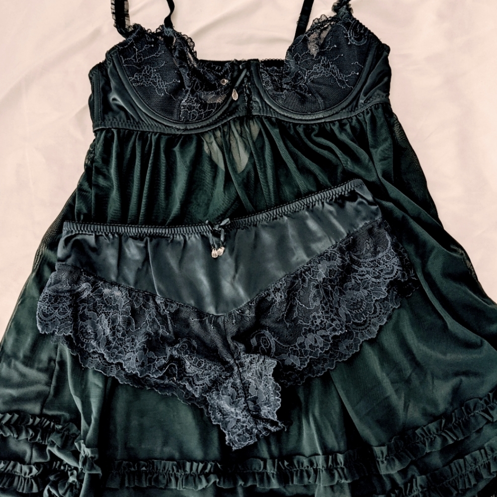 Adore Me Babydoll Set LIKE NEW!